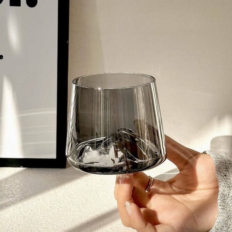 fuji glass cup