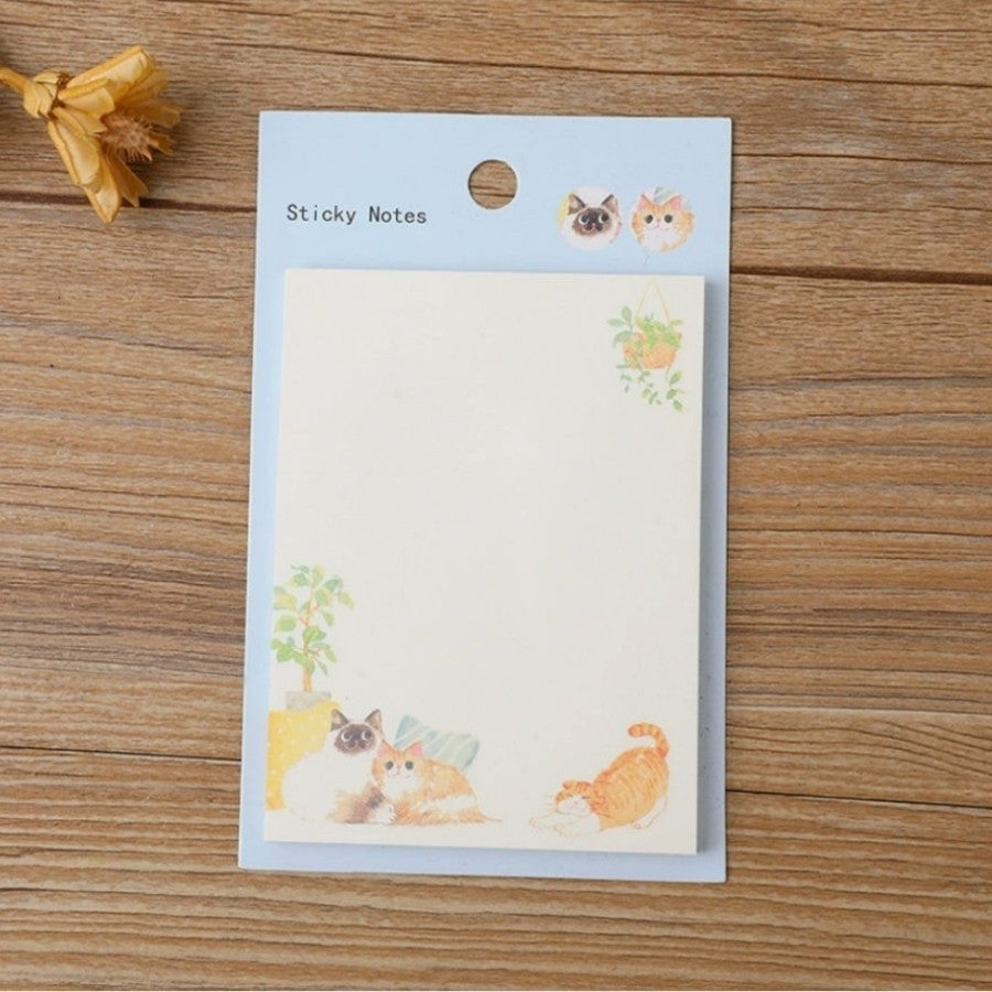 kitten sticky notes