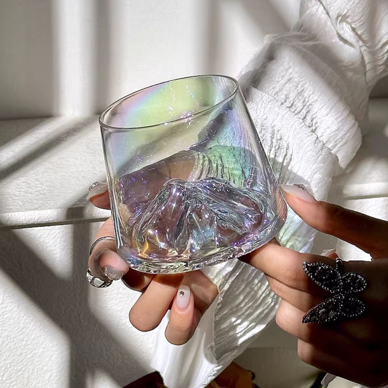 Mount Fuji Glass Cup