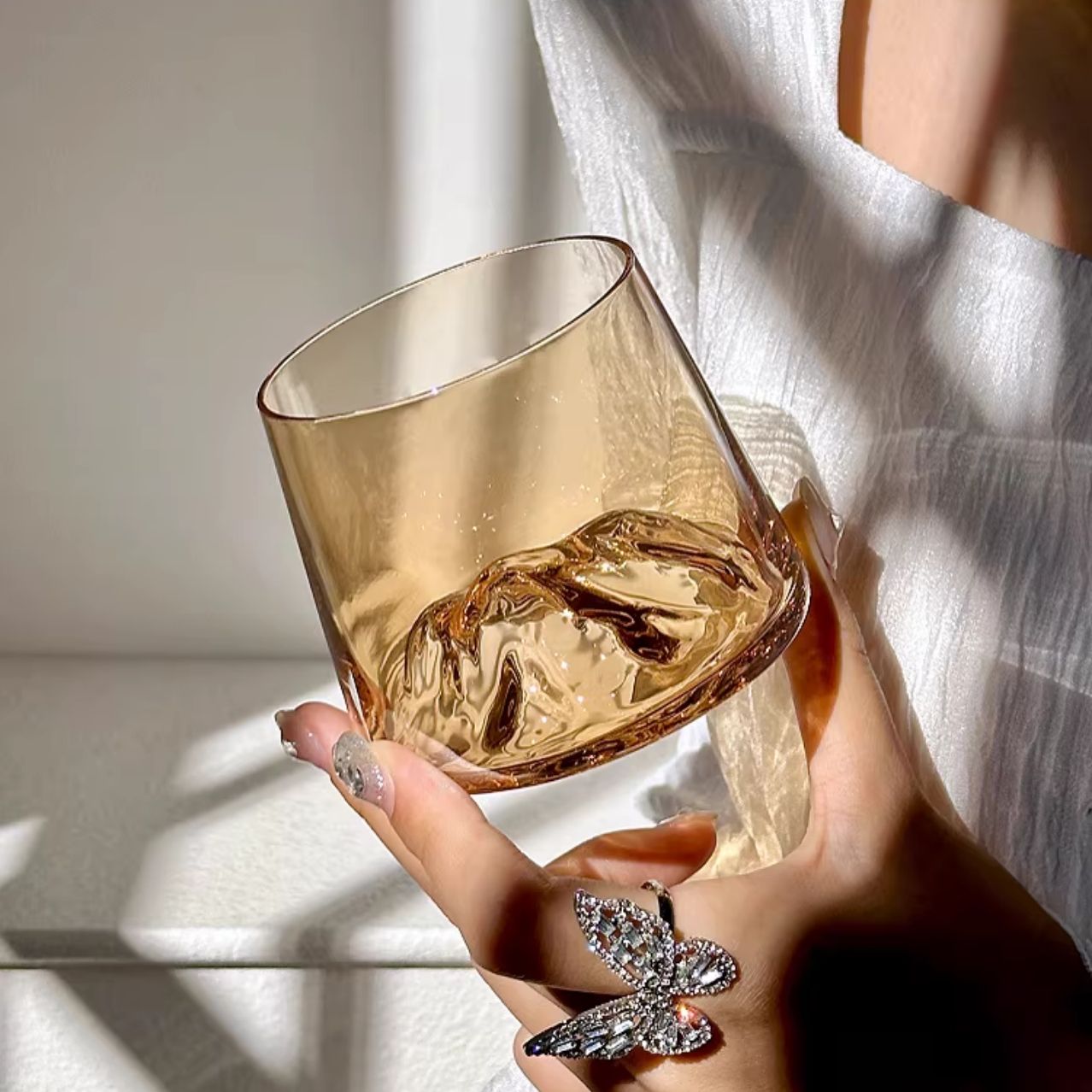 Mount Fuji Glass Cup