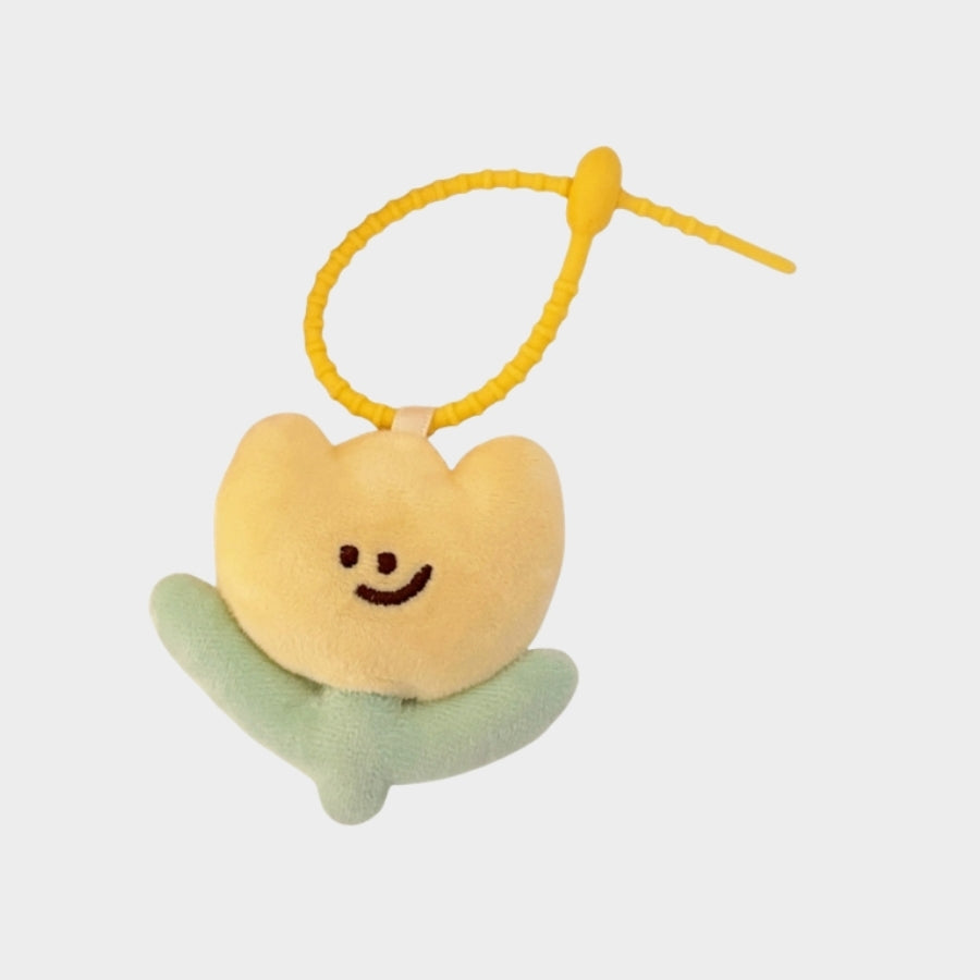 tulip plush keychain