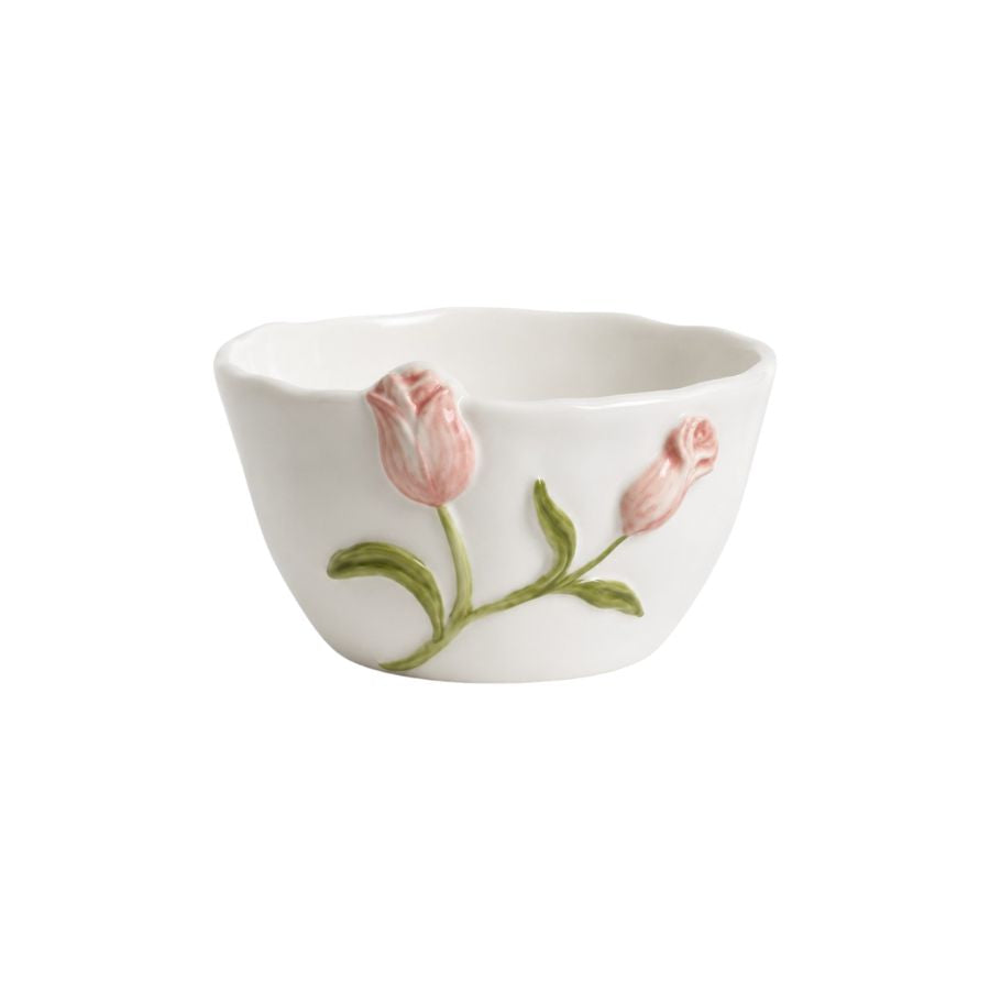 Embossed Tulip Bowl