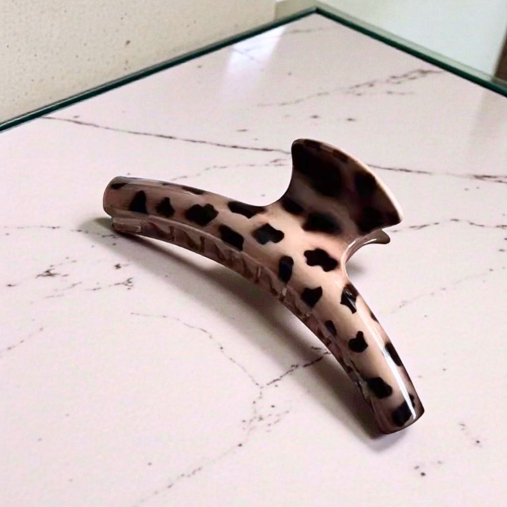 Leopard Print Claw Clip