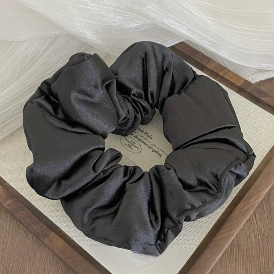 oversized satin scrunchies