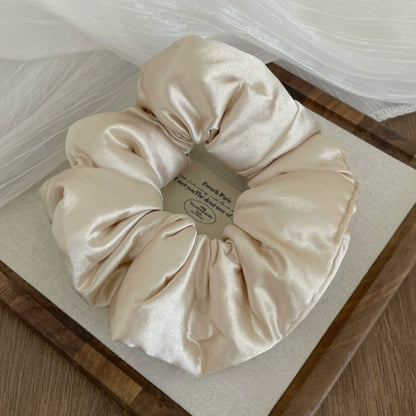 oversized satin scrunchies