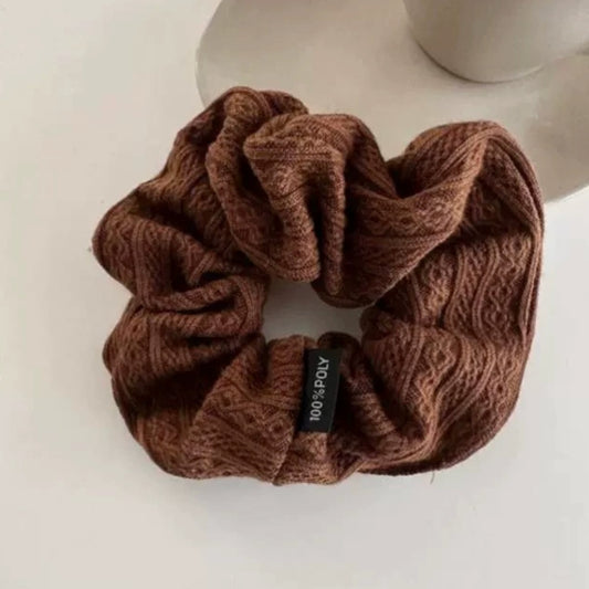 knitted scrunchie