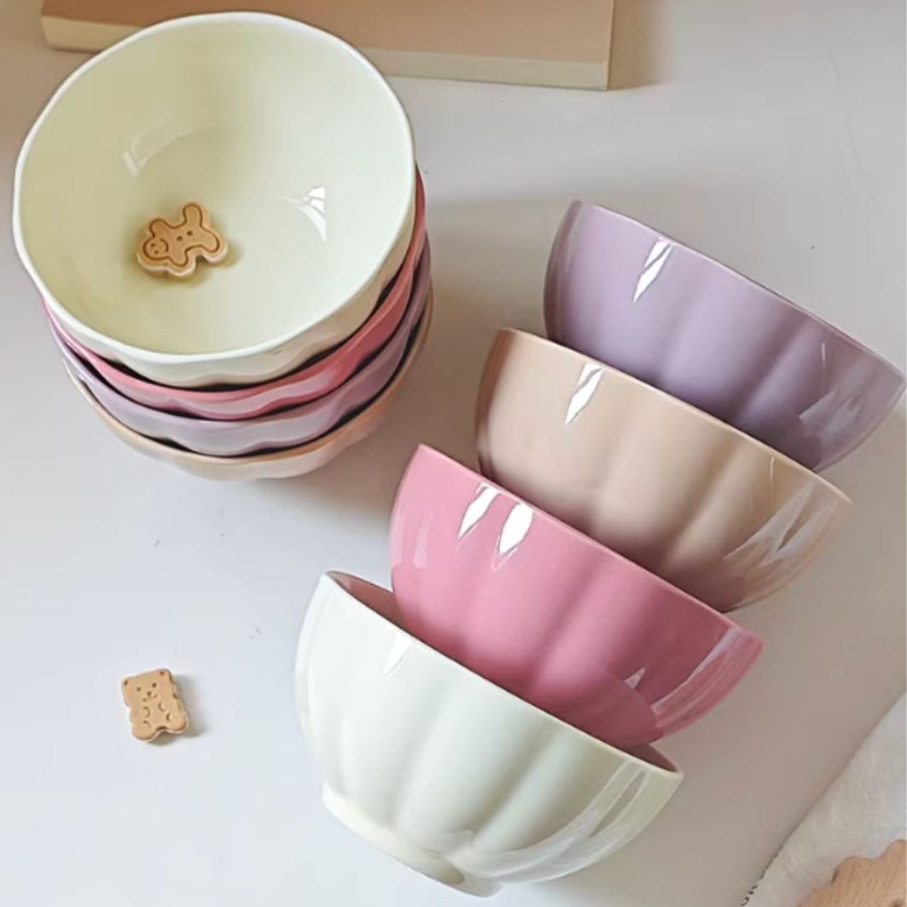 Pastel Pumpkin Bowl