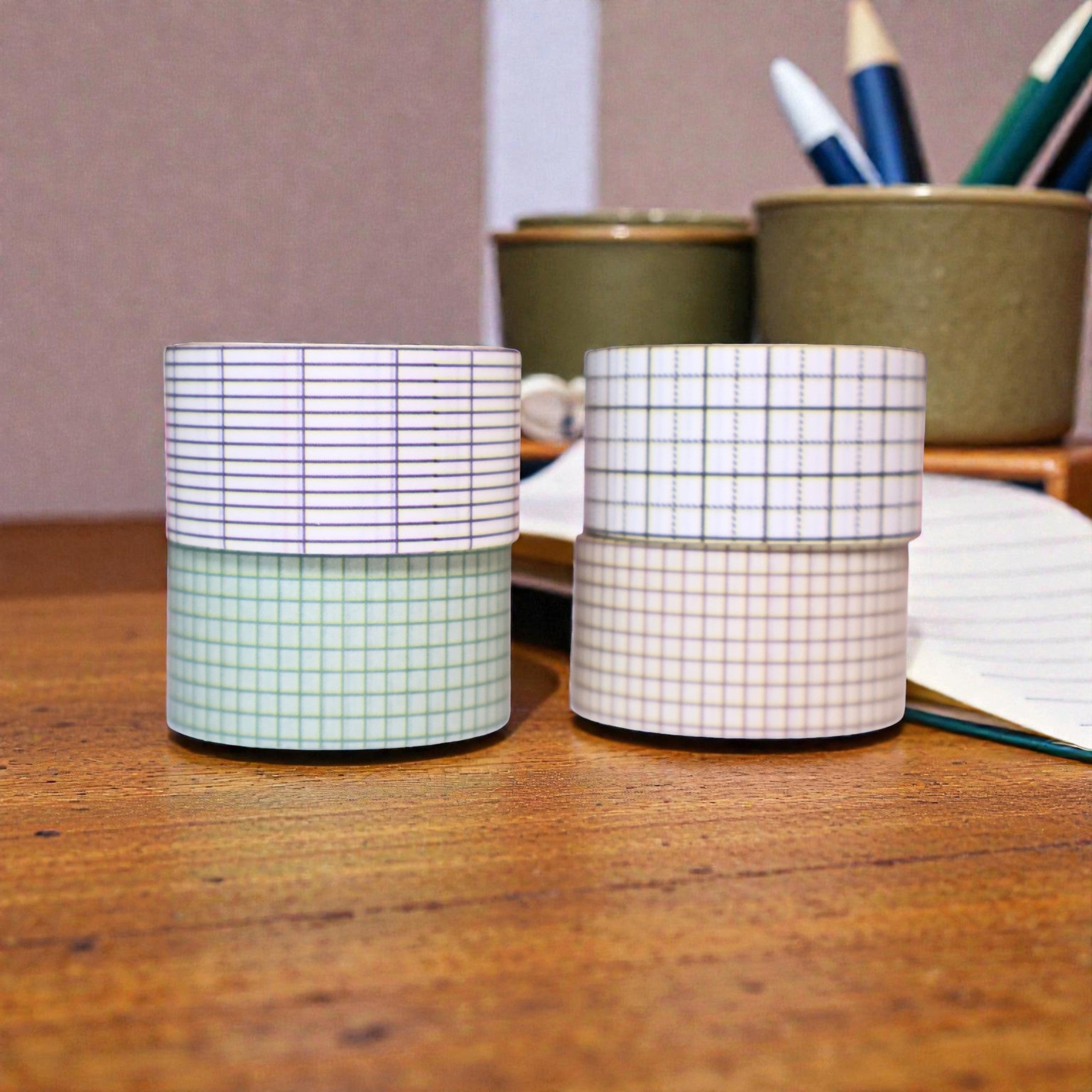 Japanese Check Grid Washi Tape