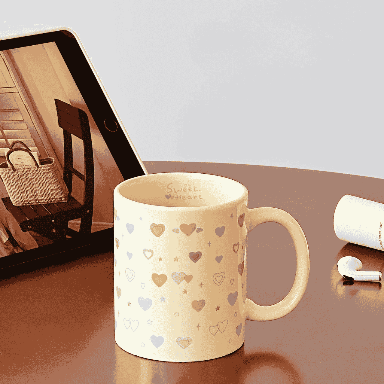 Confetti Hearts Mug