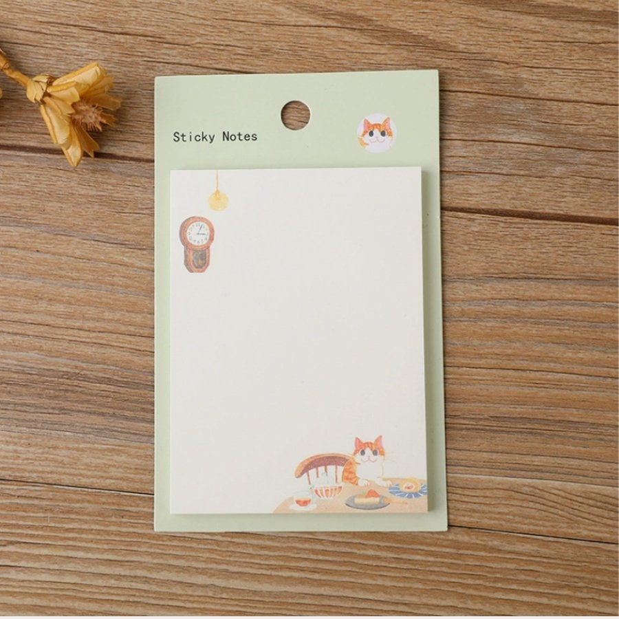 kitten sticky notes