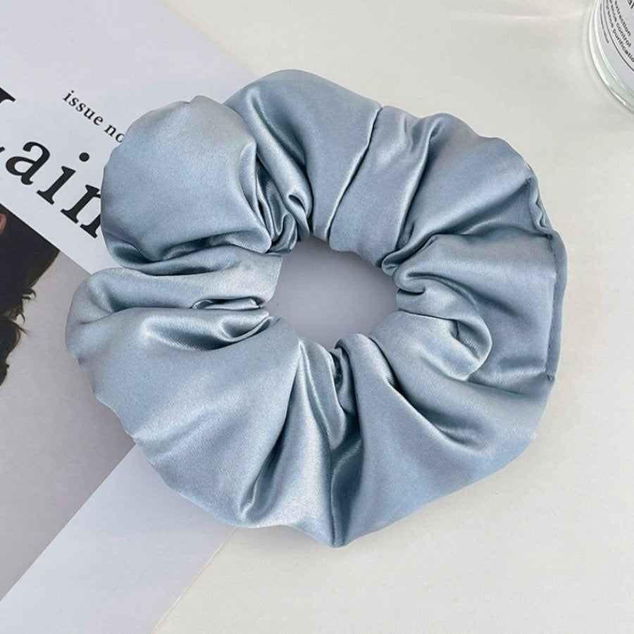 oversized satin scrunchies