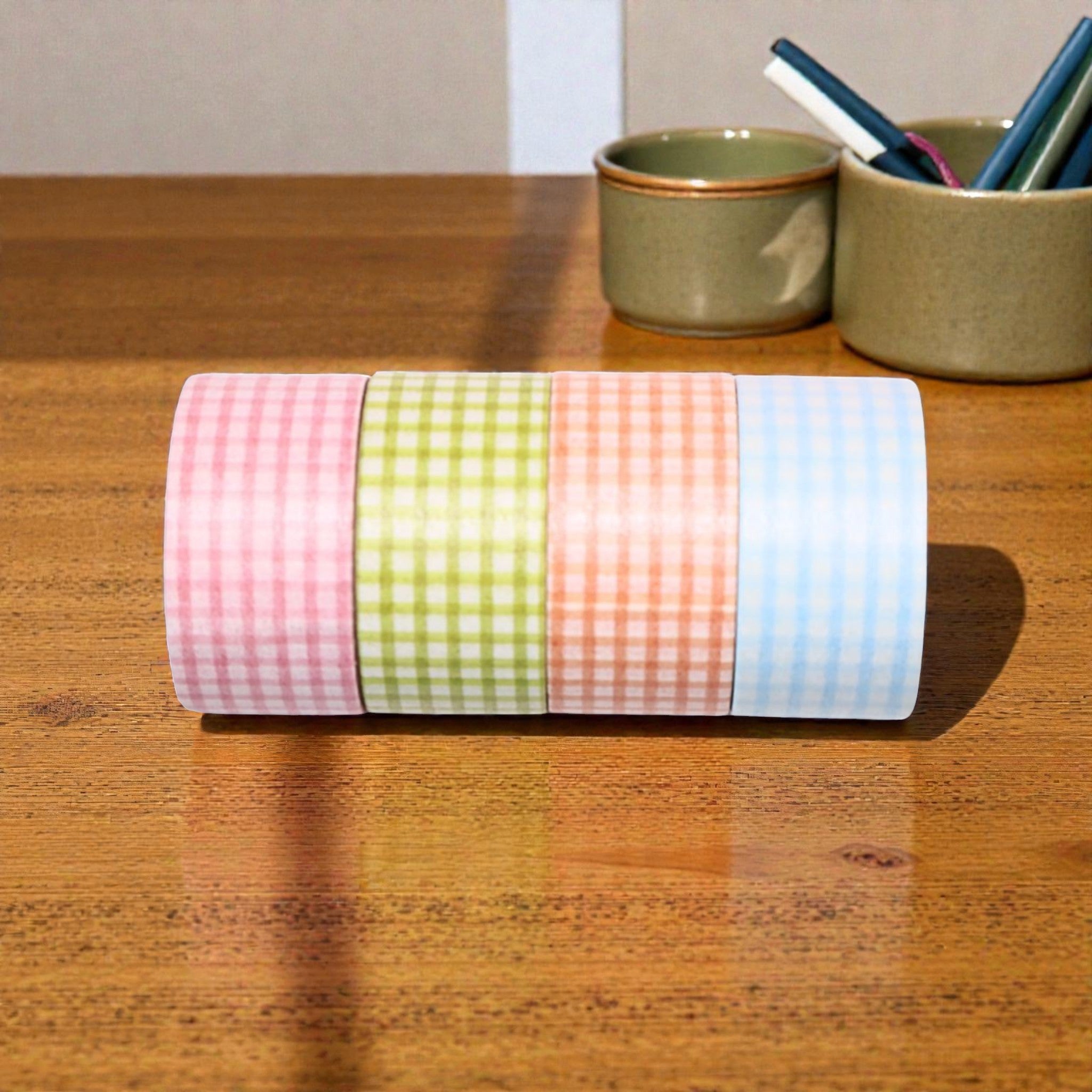 Summer Vibe Grid Washi Tape