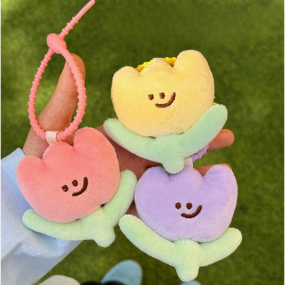 tulip plush keychain
