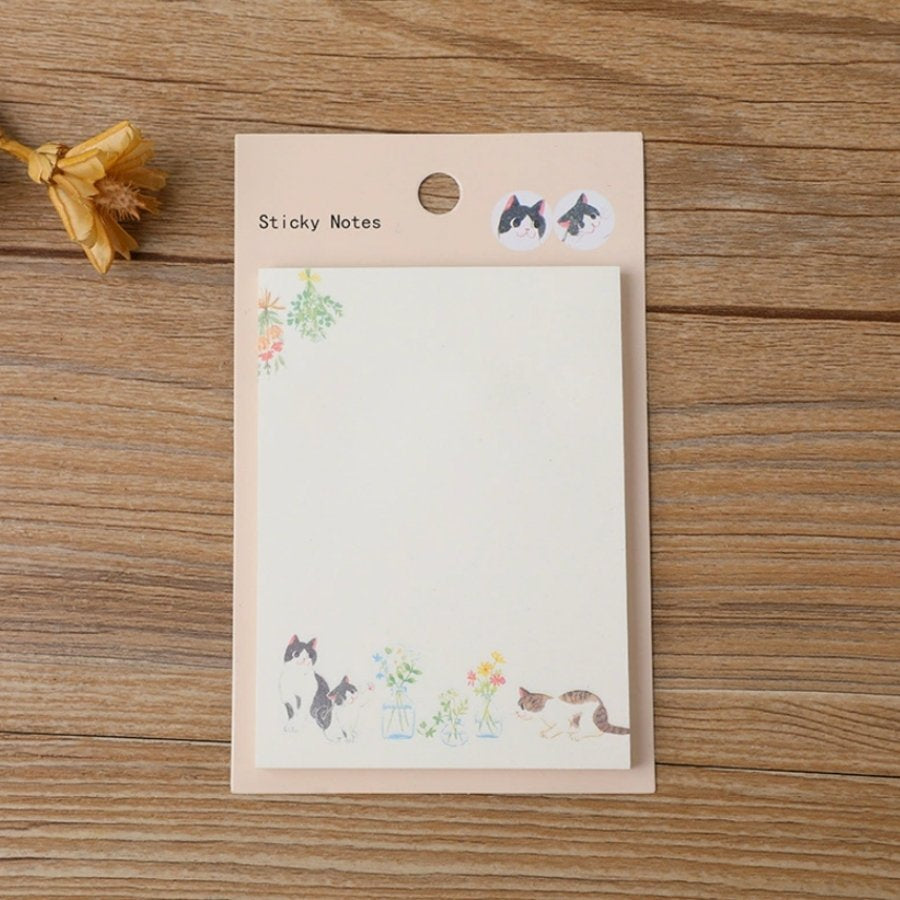 kitten sticky notes