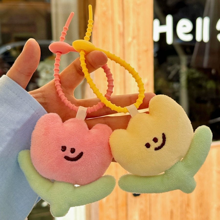 tulip plush keychain