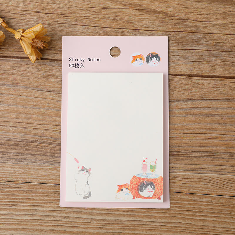 Pastel Cat Sticky Note