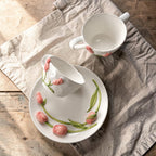 Embossed Tulip Mug