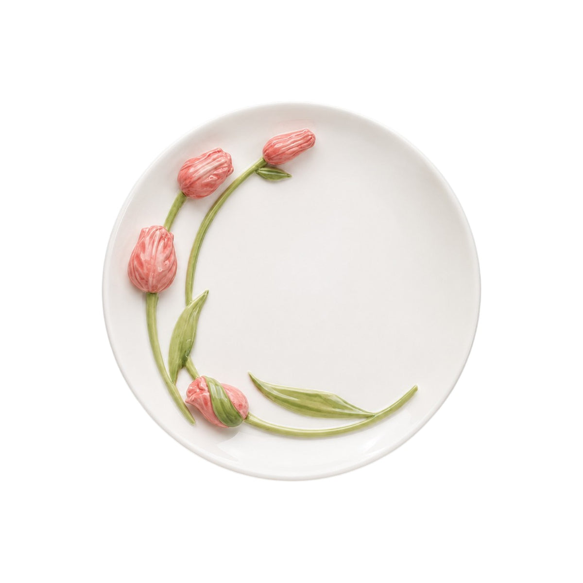 Embossed Tulip Plate