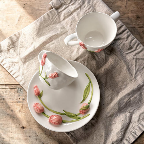 Embossed Tulip Plate