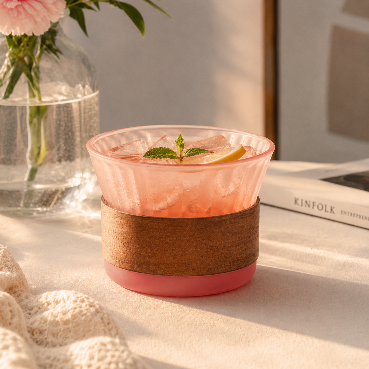 Frosted Gradient Glassware