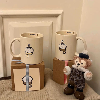 Cartoon Breakfast Mug Set