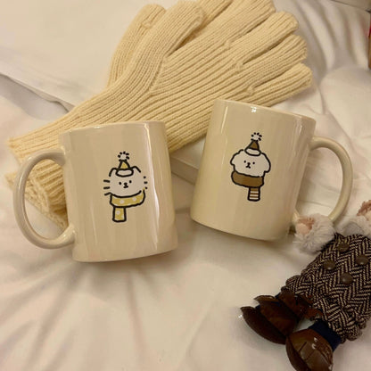 Cartoon Breakfast Mug Set