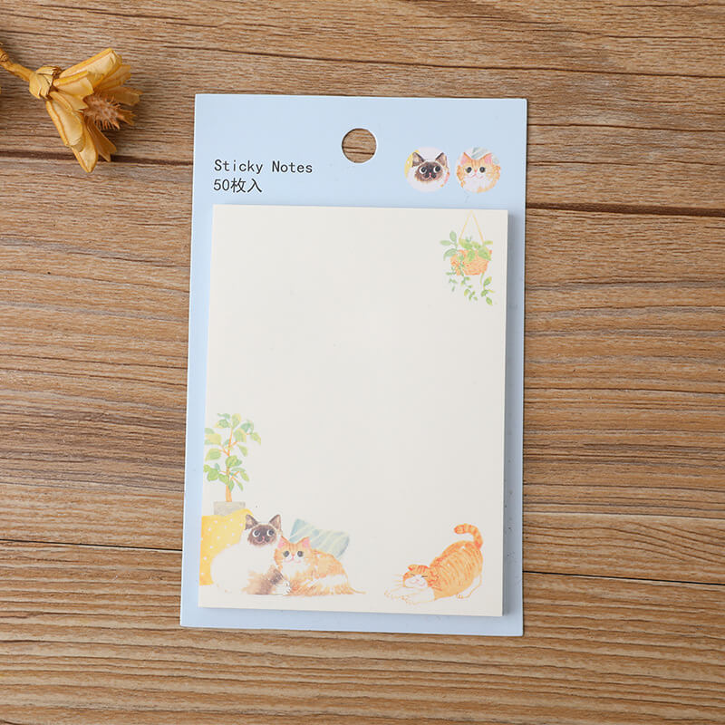 Pastel Cat Sticky Note