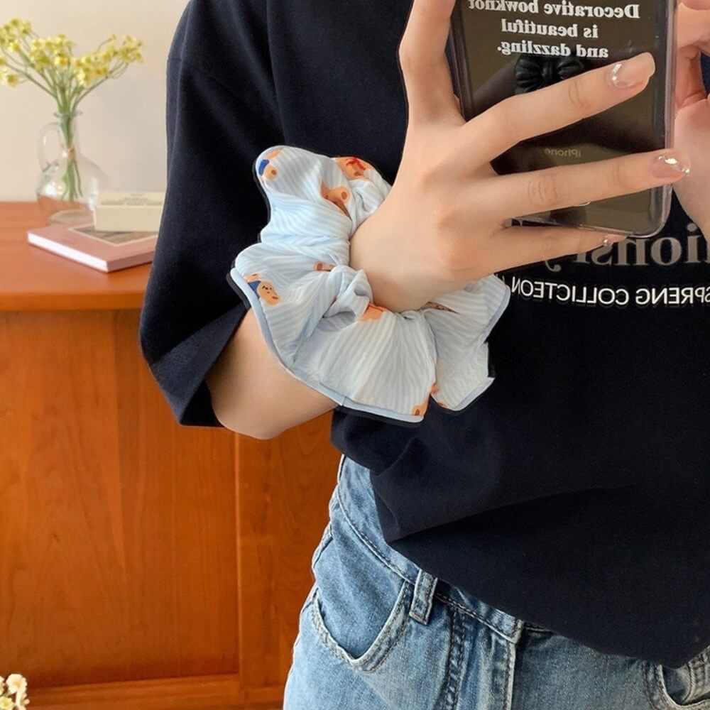 Bear Lounge Scrunchie