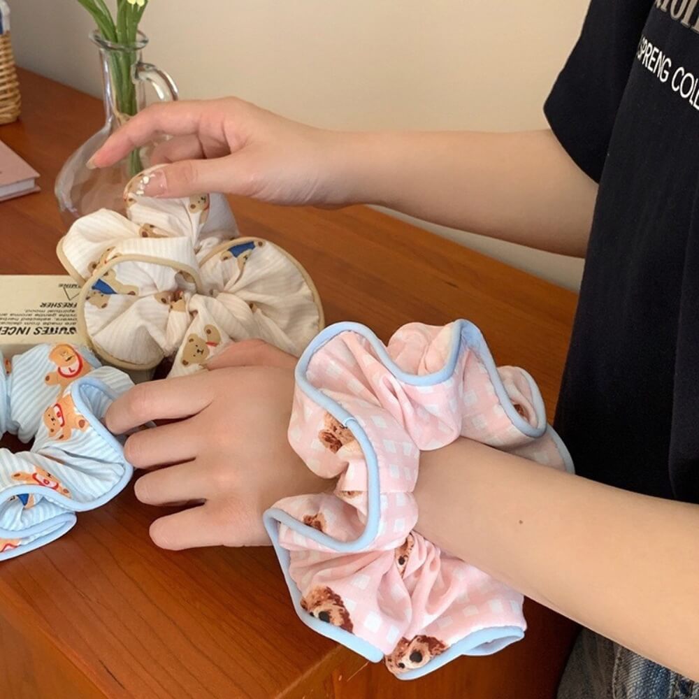 Bear Lounge Scrunchie