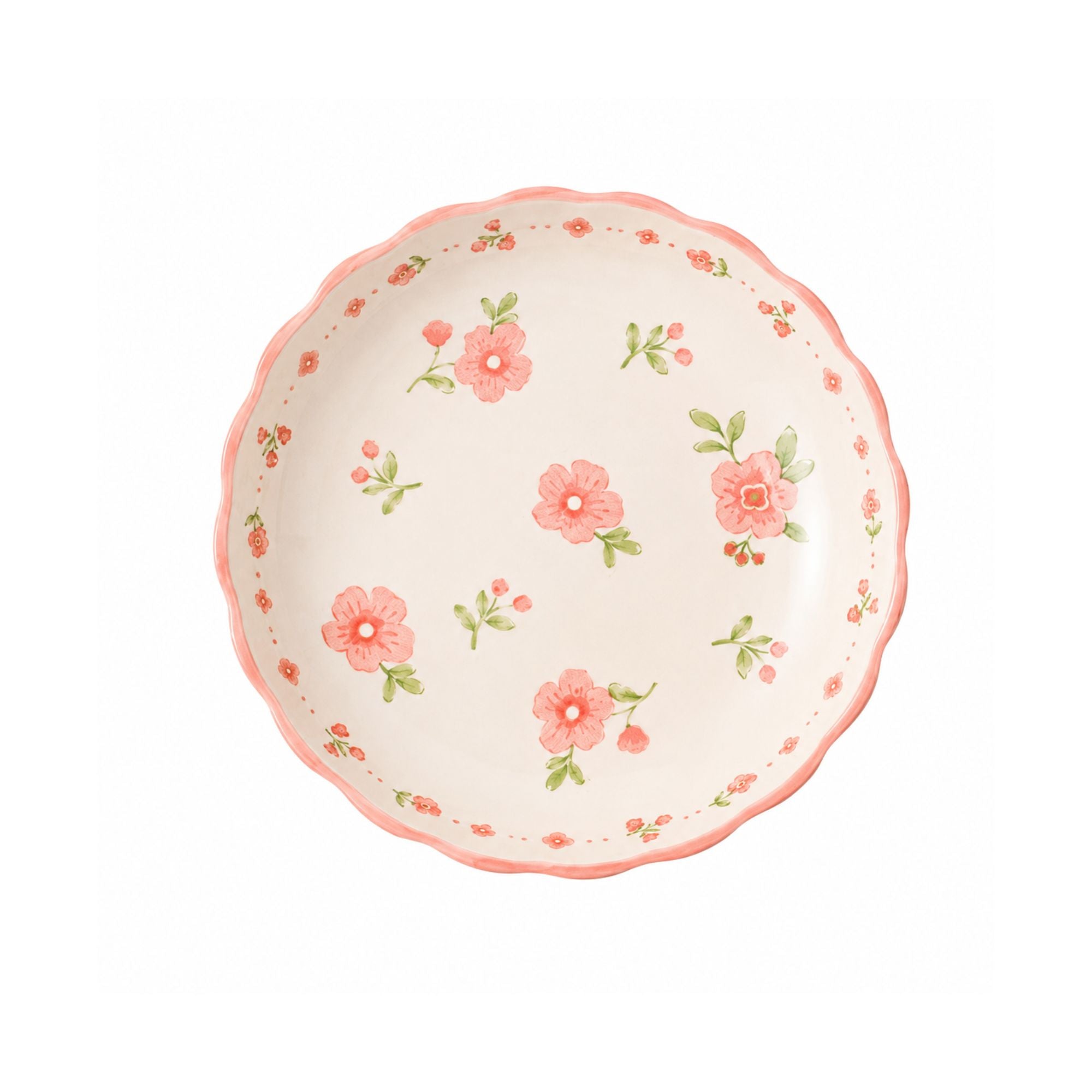 Red Glaze Plate