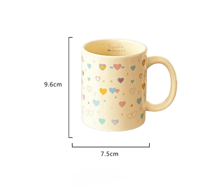 Confetti Hearts Mug