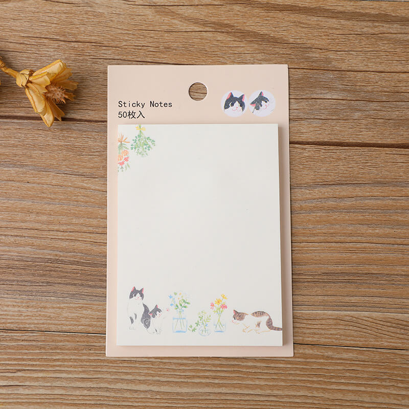 Pastel Cat Sticky Note
