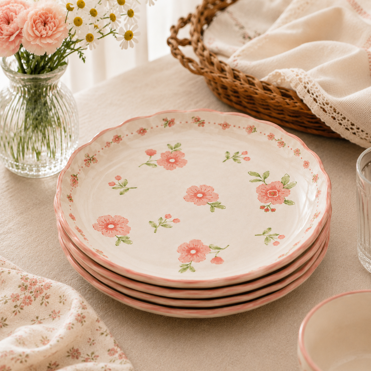 Red Glaze Plate