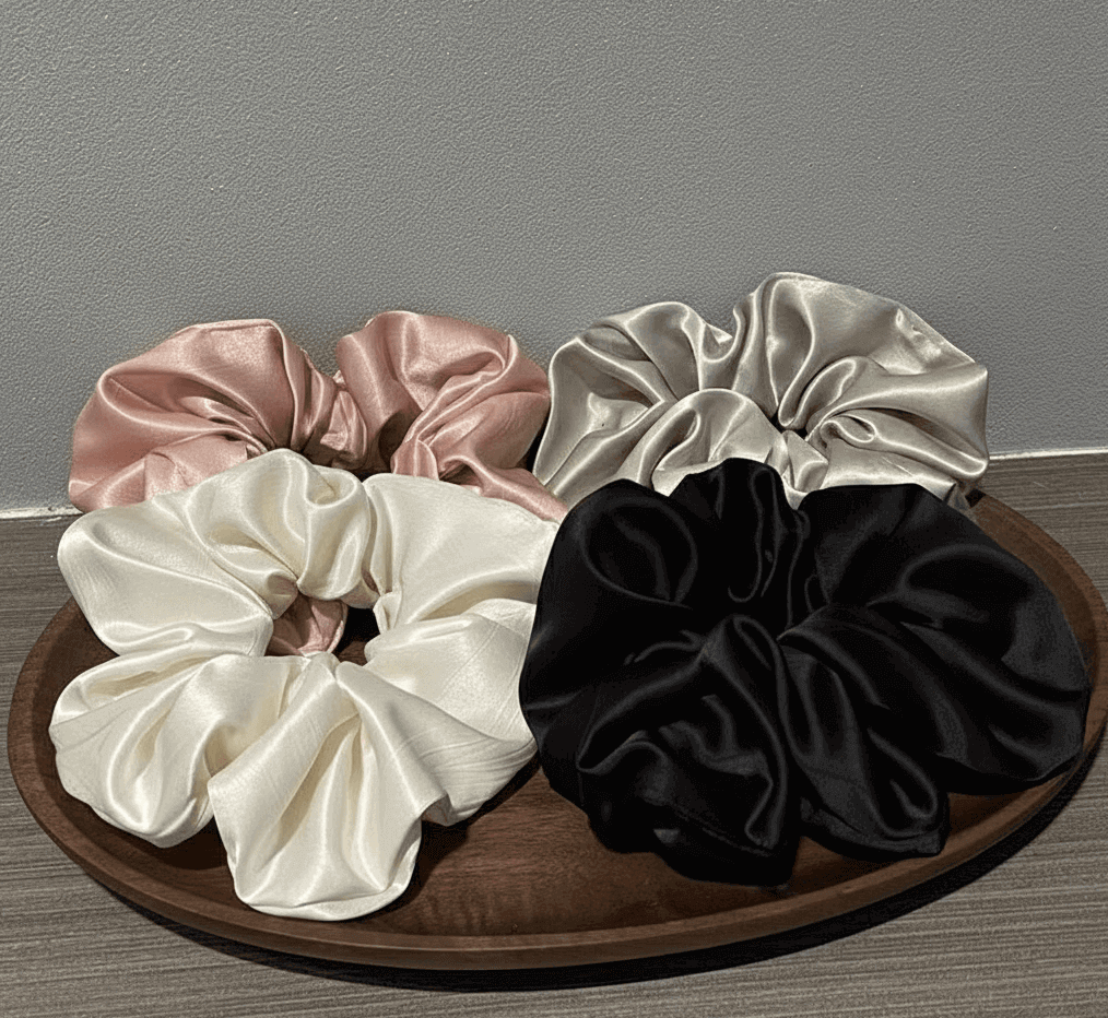 Soft Satin Scrunchies