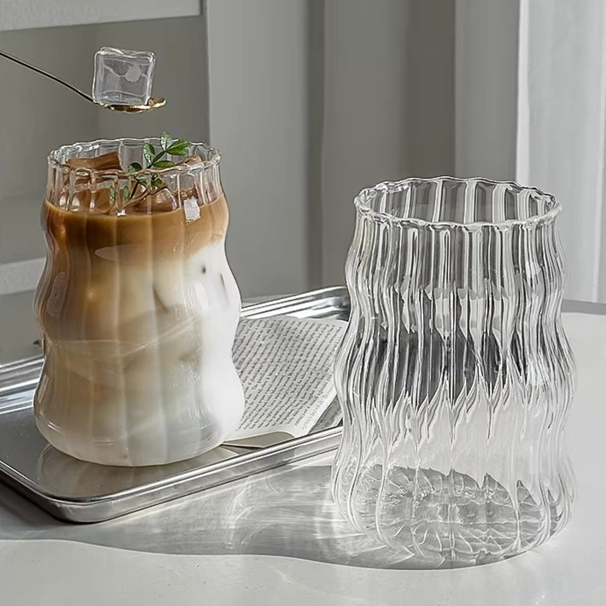 Wide Curvy Glassware