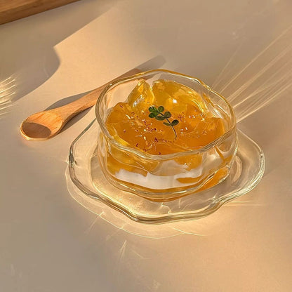  Small Glass Dessert Bowl